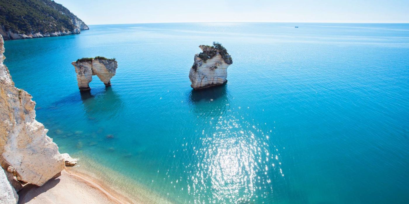 baia delle Zagare a Vieste nel Gargano